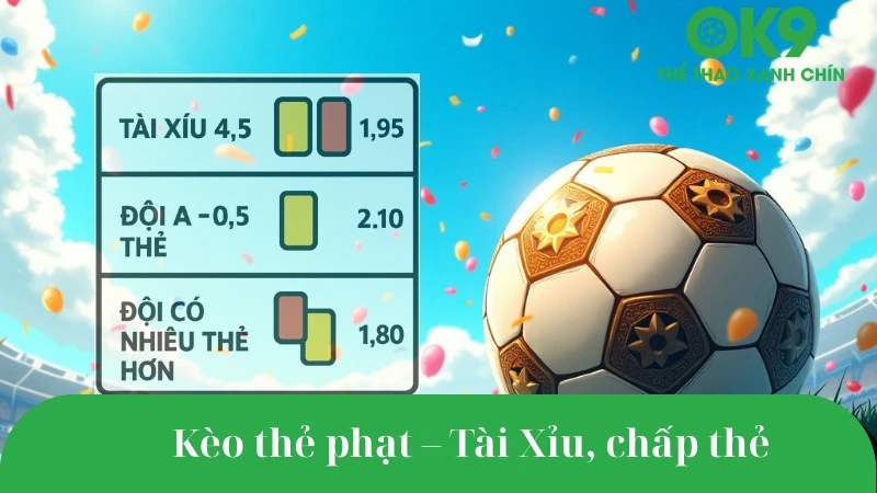 Cách đọc kèo thẻ phạt – Tài Xỉu, chấp thẻ, đội nhiều thẻ hơn