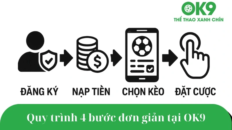 Hướng dẫn cược bóng đá tại OK9 cho người mới