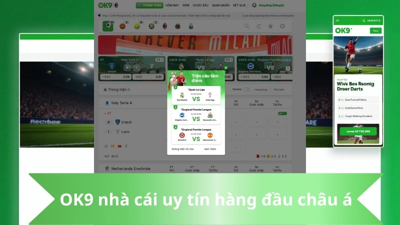 OK9 nhà cái uy tín hàng đầu châu á
